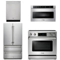 36 Electric Range, Microwave, Refrigerator, Dishwasher B769