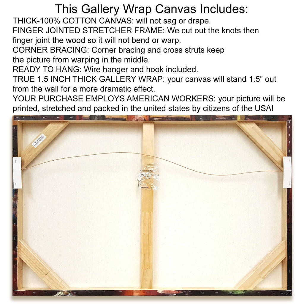 Rock N Roll Album Giclee Print on Gallery Wrap Canvas N807841