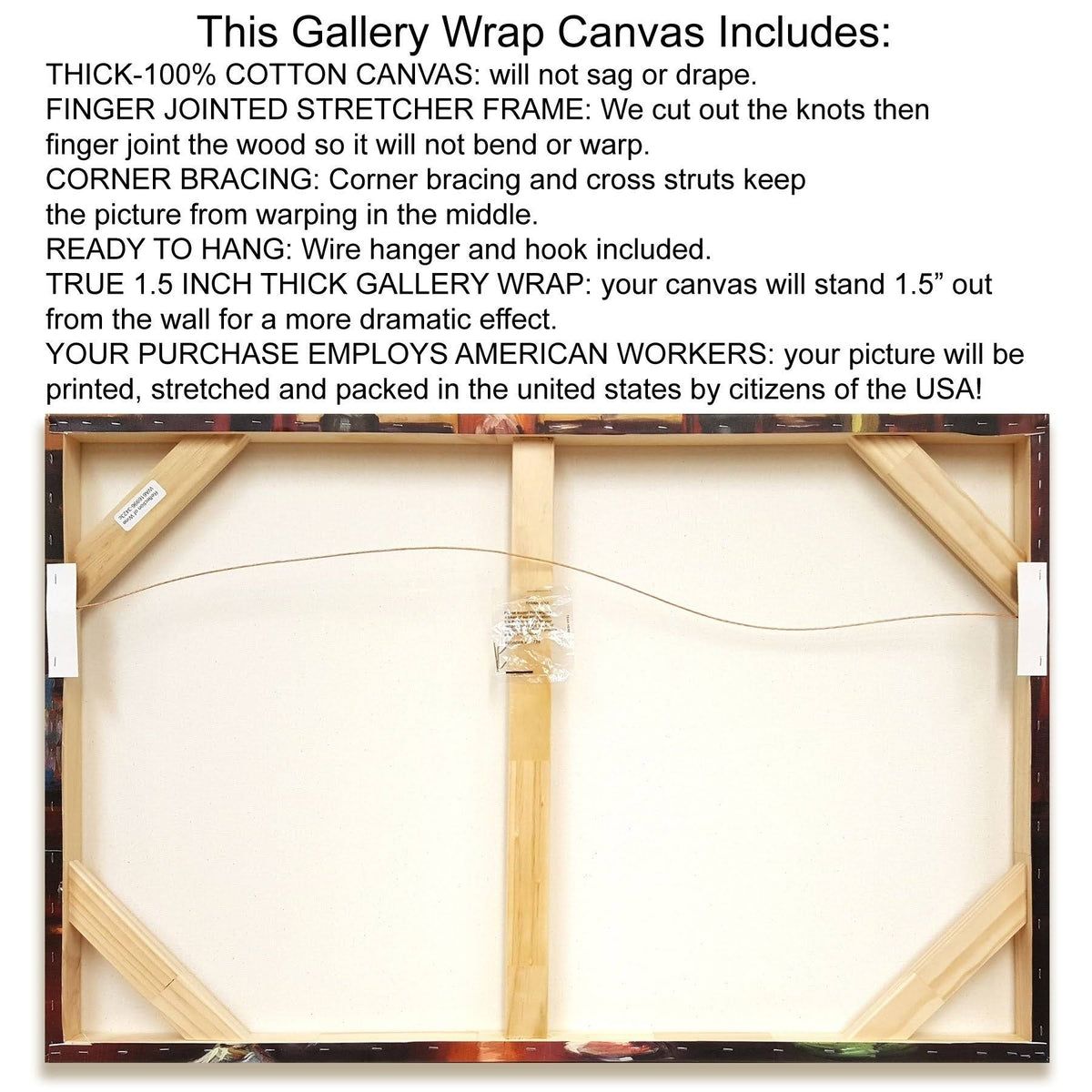 Rock N Roll Album Giclee Print on Gallery Wrap Canvas N807841