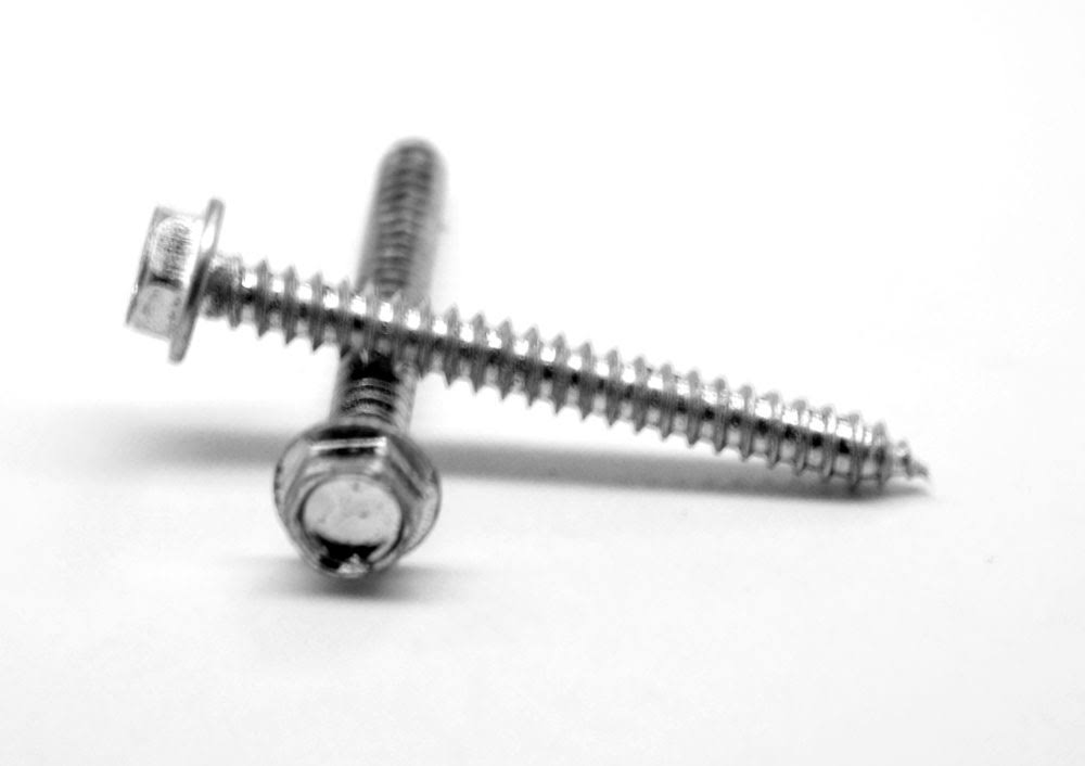 #8-18 x 7/8 Sheet Metal Screw Hex Washer Head Zinc Plated O89900