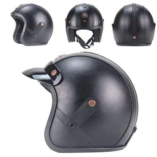 3/4 Open Face Motorcycle Helmet with Removable Lining S58294