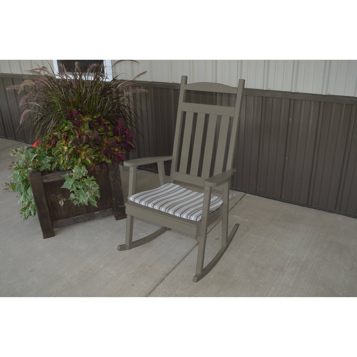 White Porch Rocker L4245