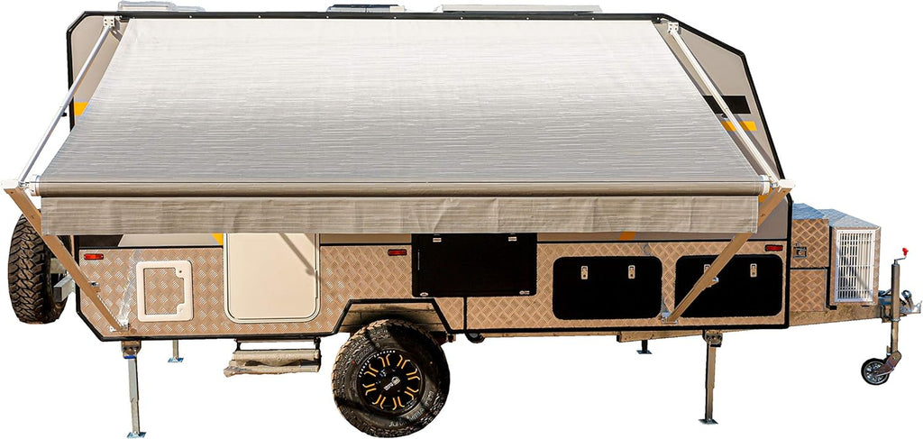 Blue Fade 13 x 8 Ft Retractable RV Trailer Awning C901389