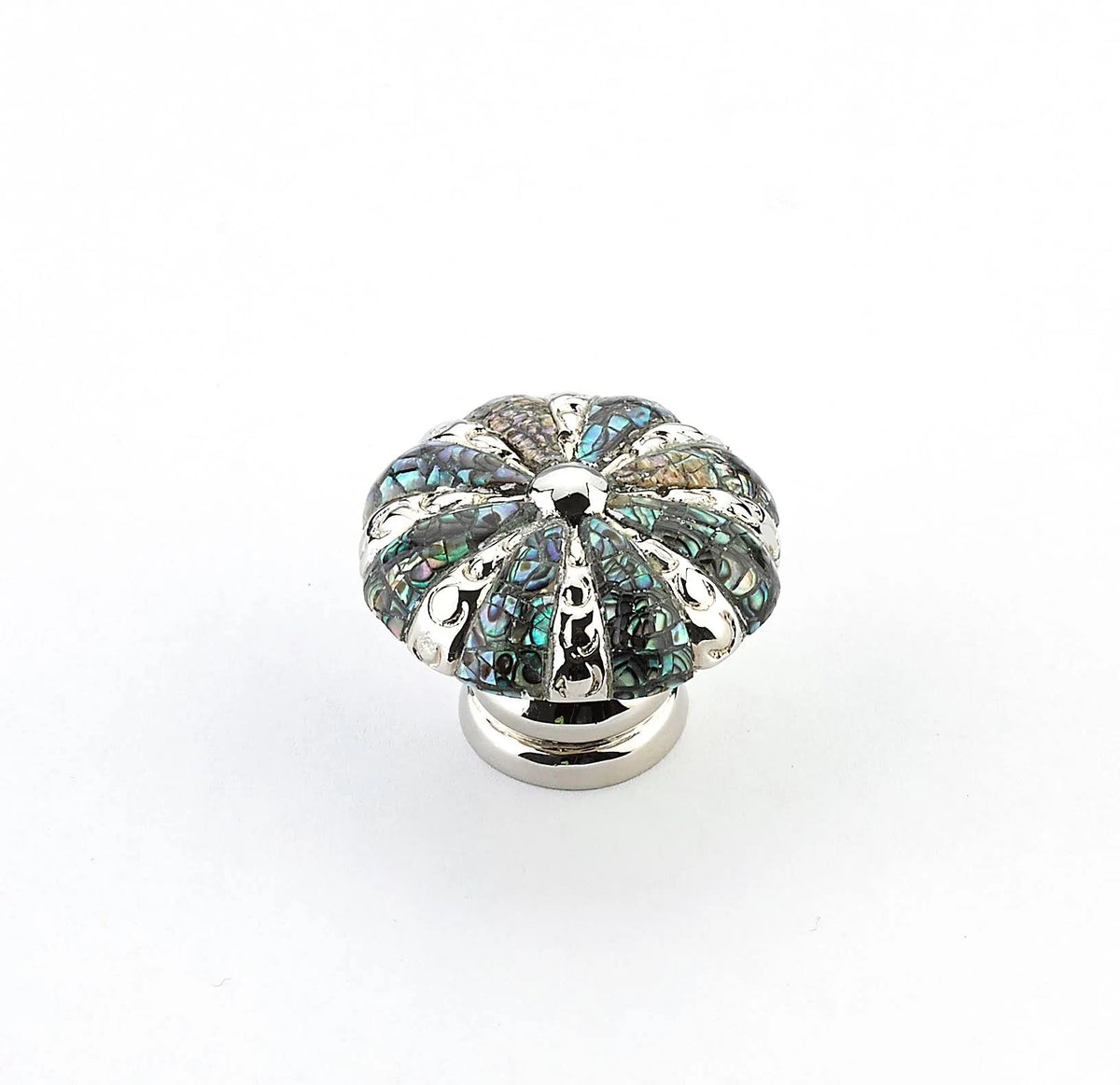 Polished Nickel Cabinet Knob, 1-3/8 in S59451
