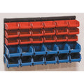 30-Bin Wall-Mount Parts Rack A60504