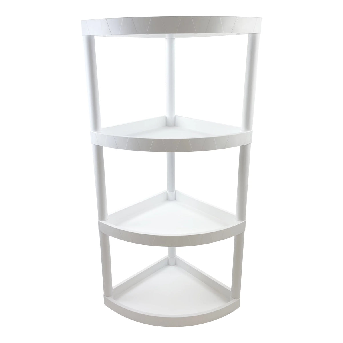 4 Tier Plastic Corner Shelf I1598