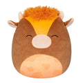 10 inch Dark Brown Spotted Cow Ultra Soft Stuffed Plush Toy R760