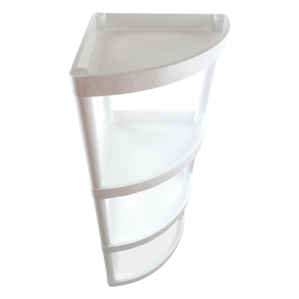 4 Tier Plastic Corner Shelf I1598