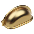 25-Pack 3 in. Center Gold Bin Cabinet Pulls B214