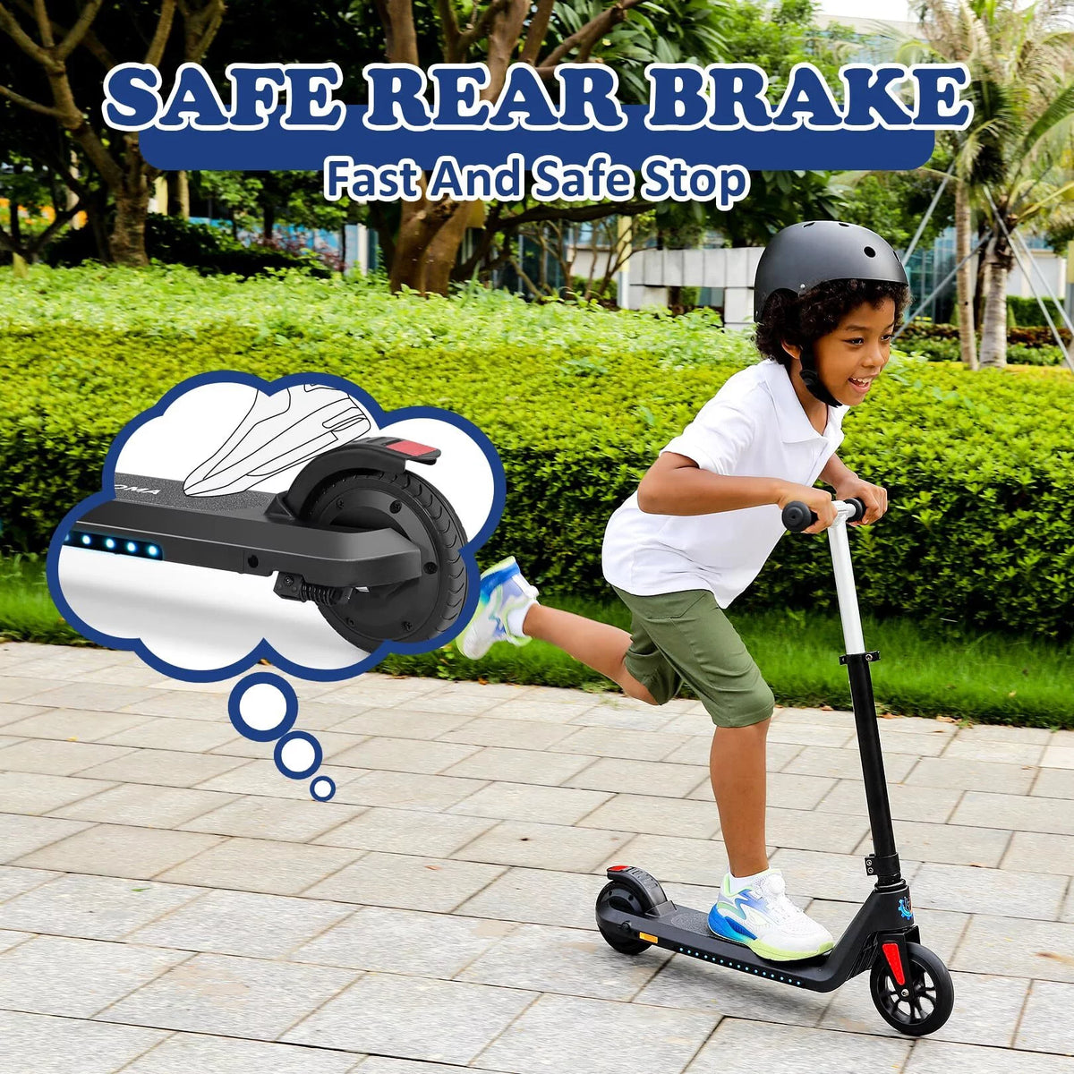 Electric Scooter for Kids 120W Pink W779778