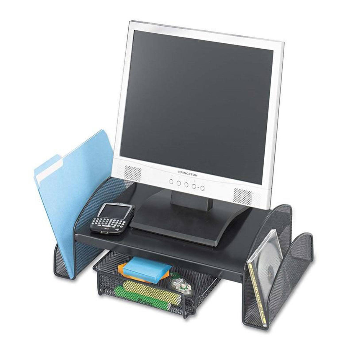 Black Mesh Monitor Stand M622327