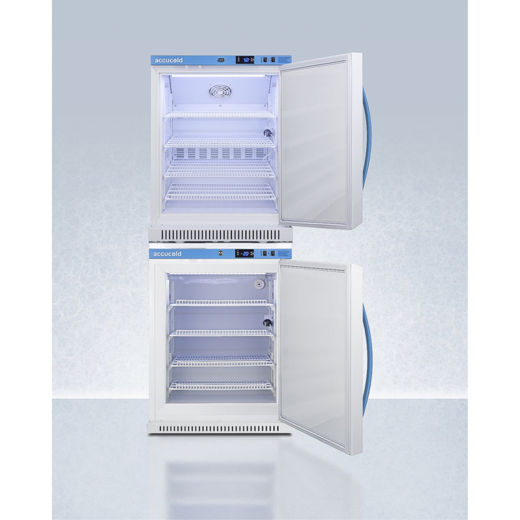 Pharma-Vac stacked vaccine refrigerator/freezer combination M450194