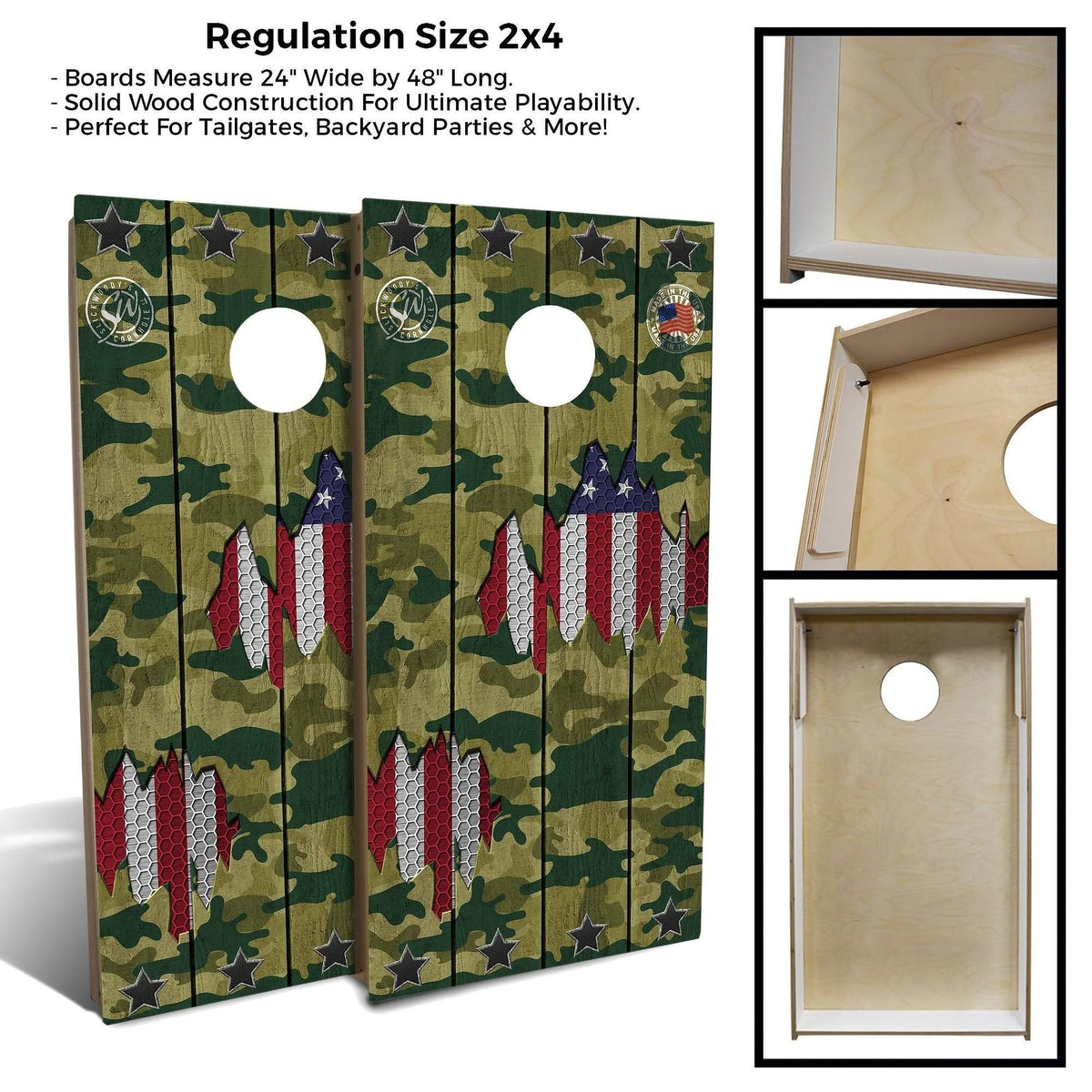 Cornhole Board Set 2x3 Boards V8430