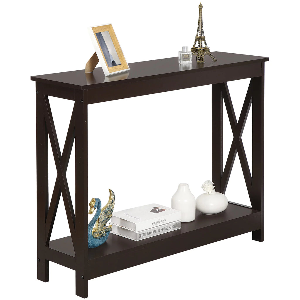 Brown Wallmount Console Table Z675766