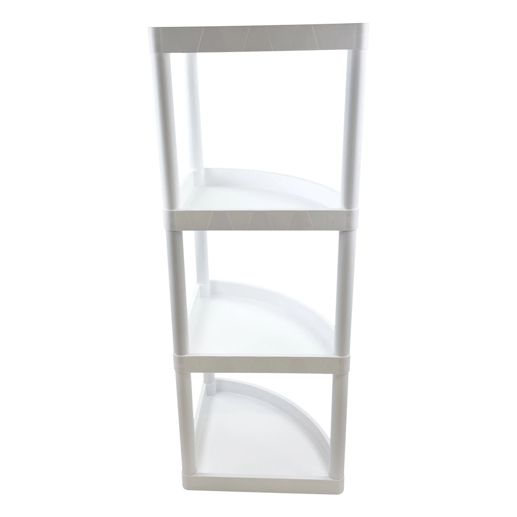 4 Tier Plastic Corner Shelf I1598
