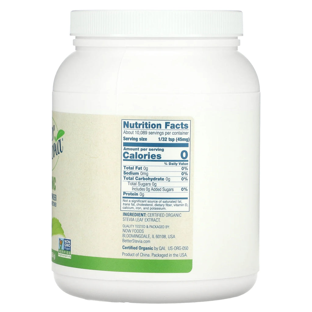 Certified Organic Stevia Extract Powder, 1-Pound N88813
