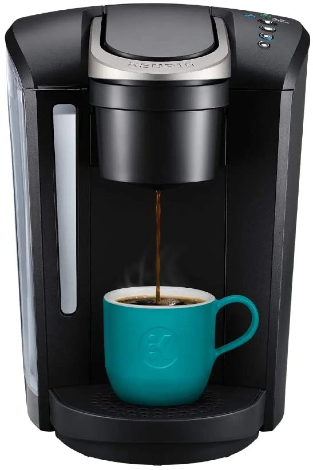 Single Serve K-Cup Pod Coffee Maker, Matte Black P396