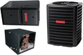 2 TON 14.3 SEER2 AC Unit with 97% AFUE 80k BTU Low NOx Gas Heater and Horizontal Evaporator V295