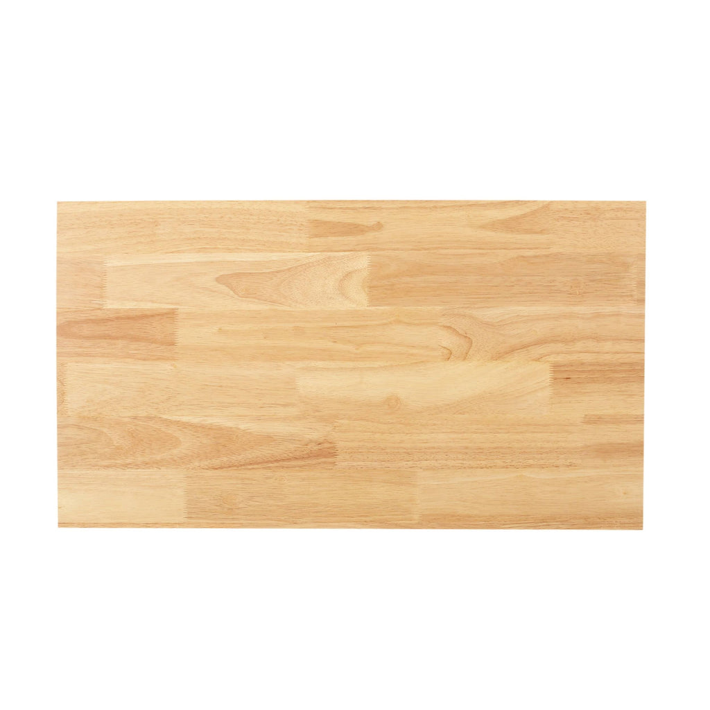 Natural + Black Kitchen Cart with Wheels V876