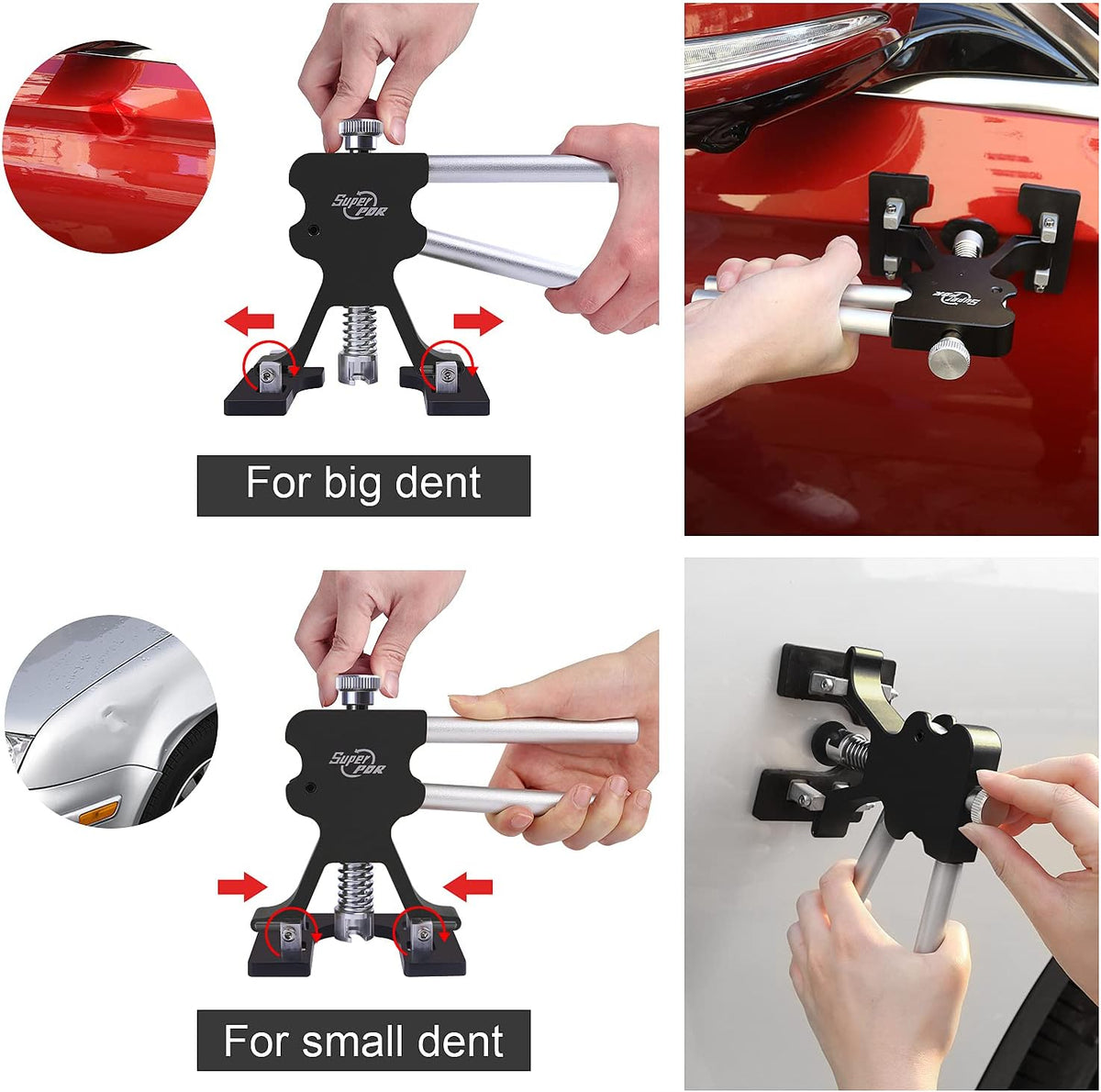 Dent Puller PDR Tools Car Paintless Dent Repair Tool Kit Pack of 2 B2385
