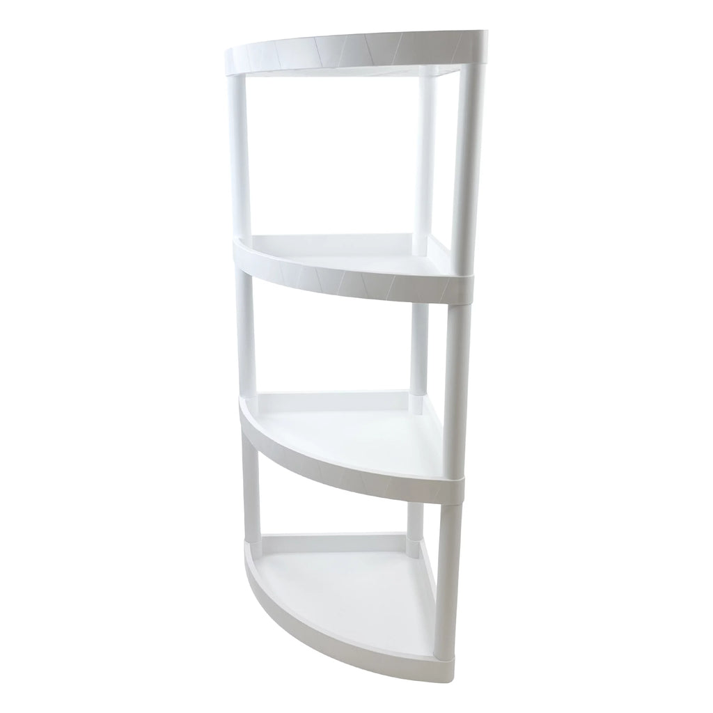 4 Tier Plastic Corner Shelf I1598