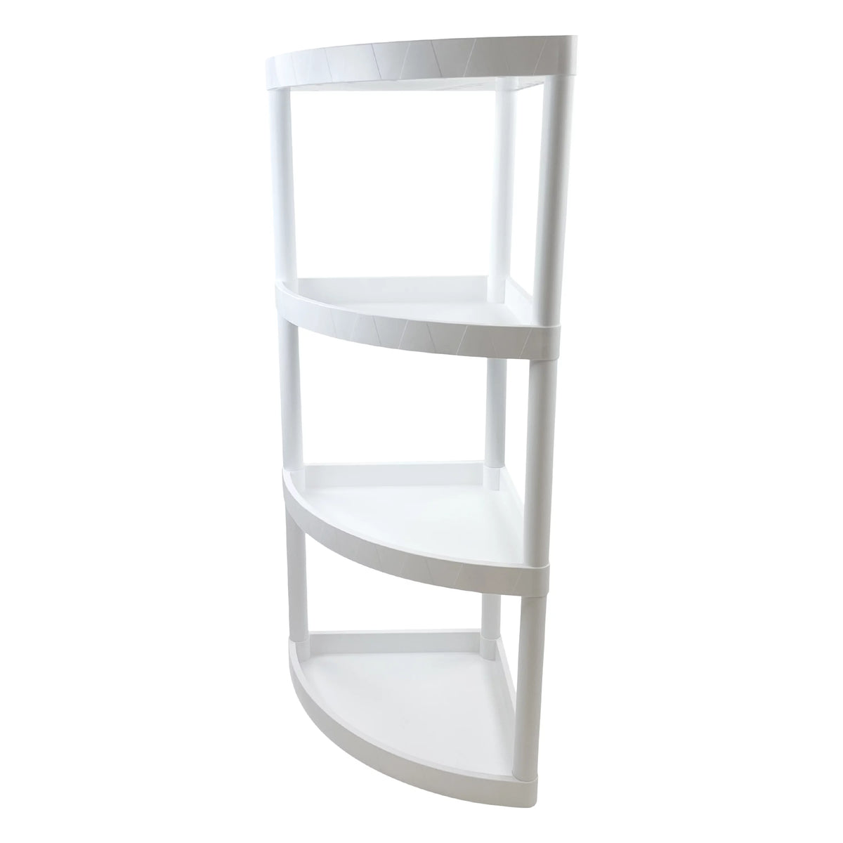 4 Tier Plastic Corner Shelf I1598