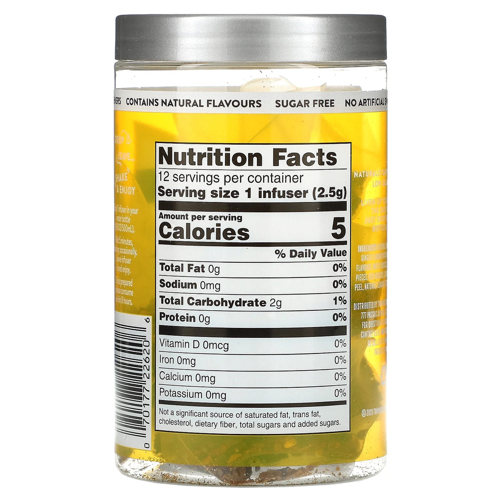 Cold Infuse Flavoured Cold Water Enhancer Lemon & Ginger 12 Infusers R3296