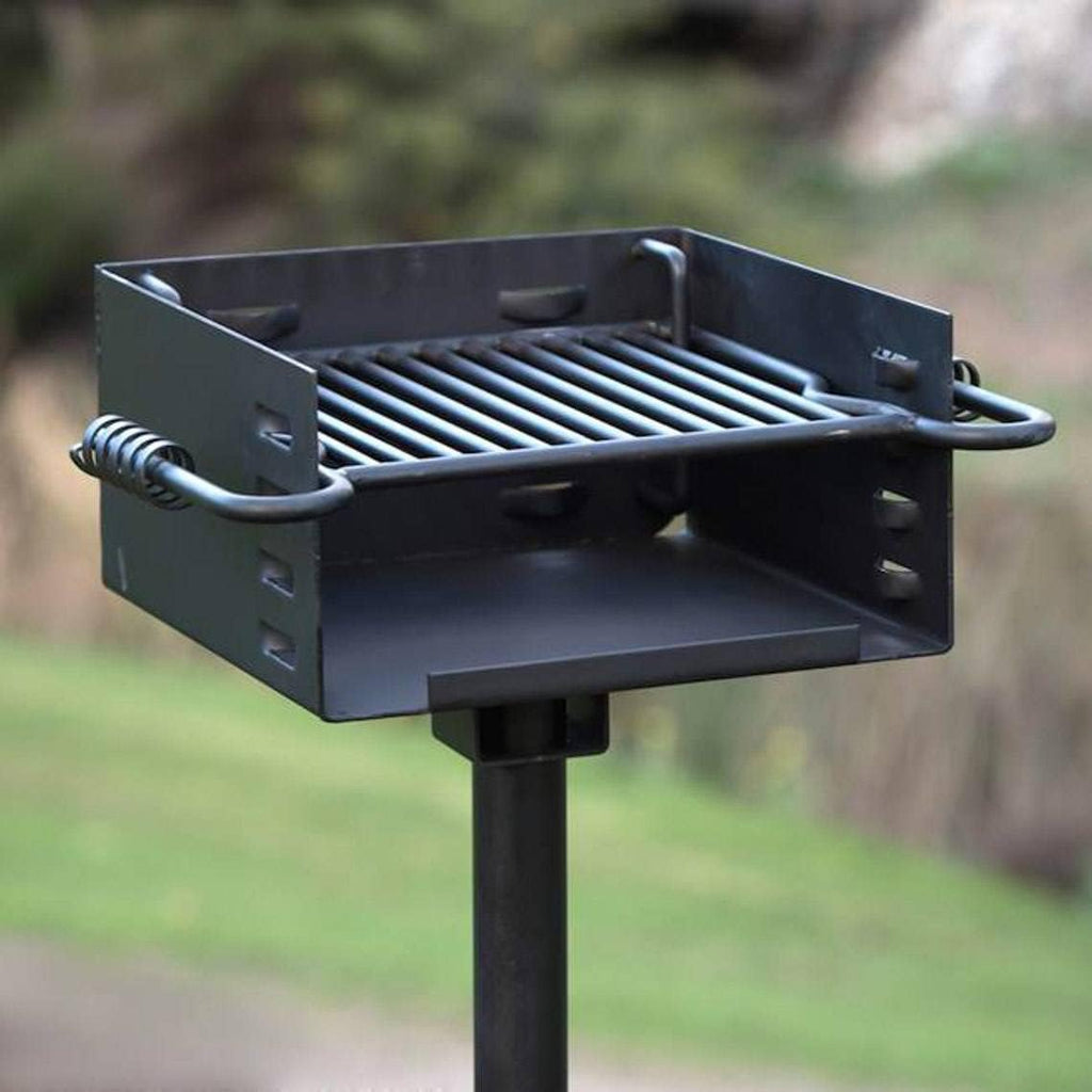 Single Post Park Style Charcoal Grill M909