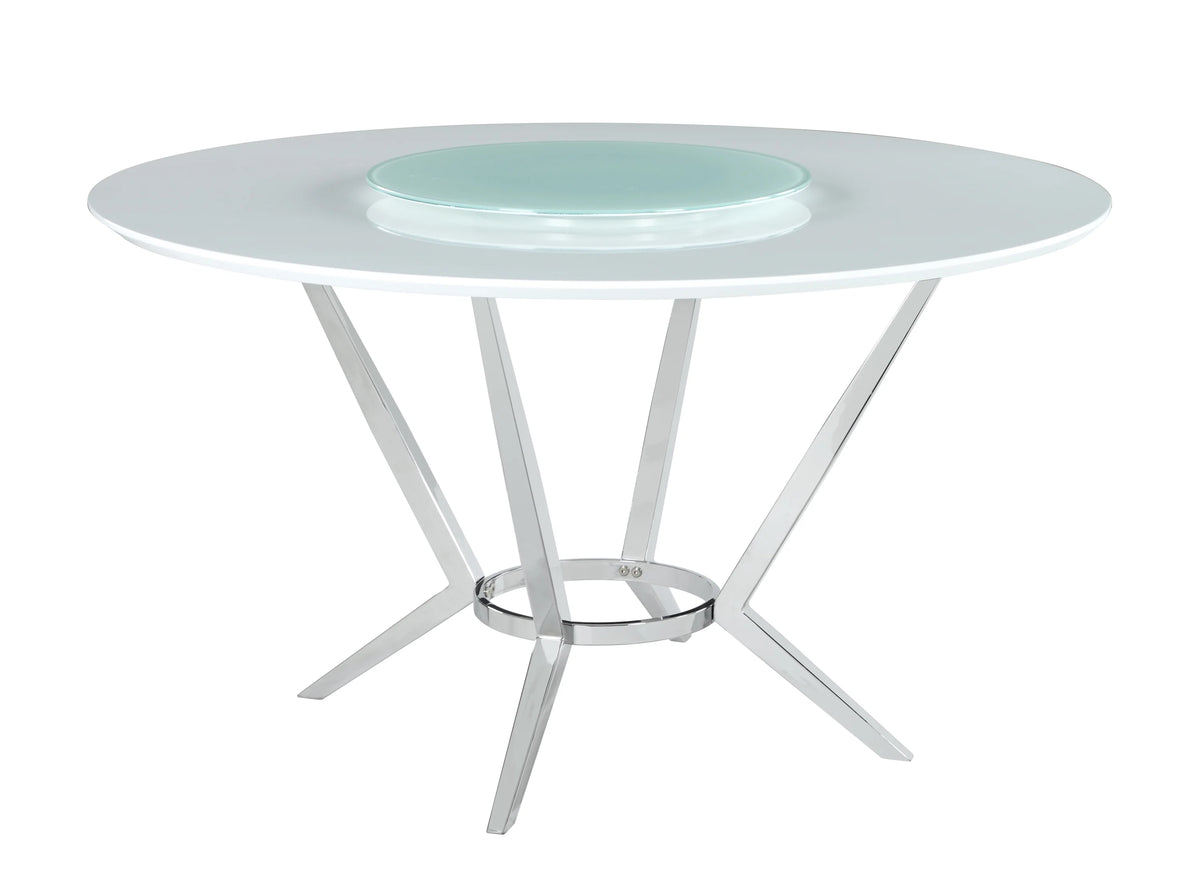 Round Dining Table with Lazy Susan U1263