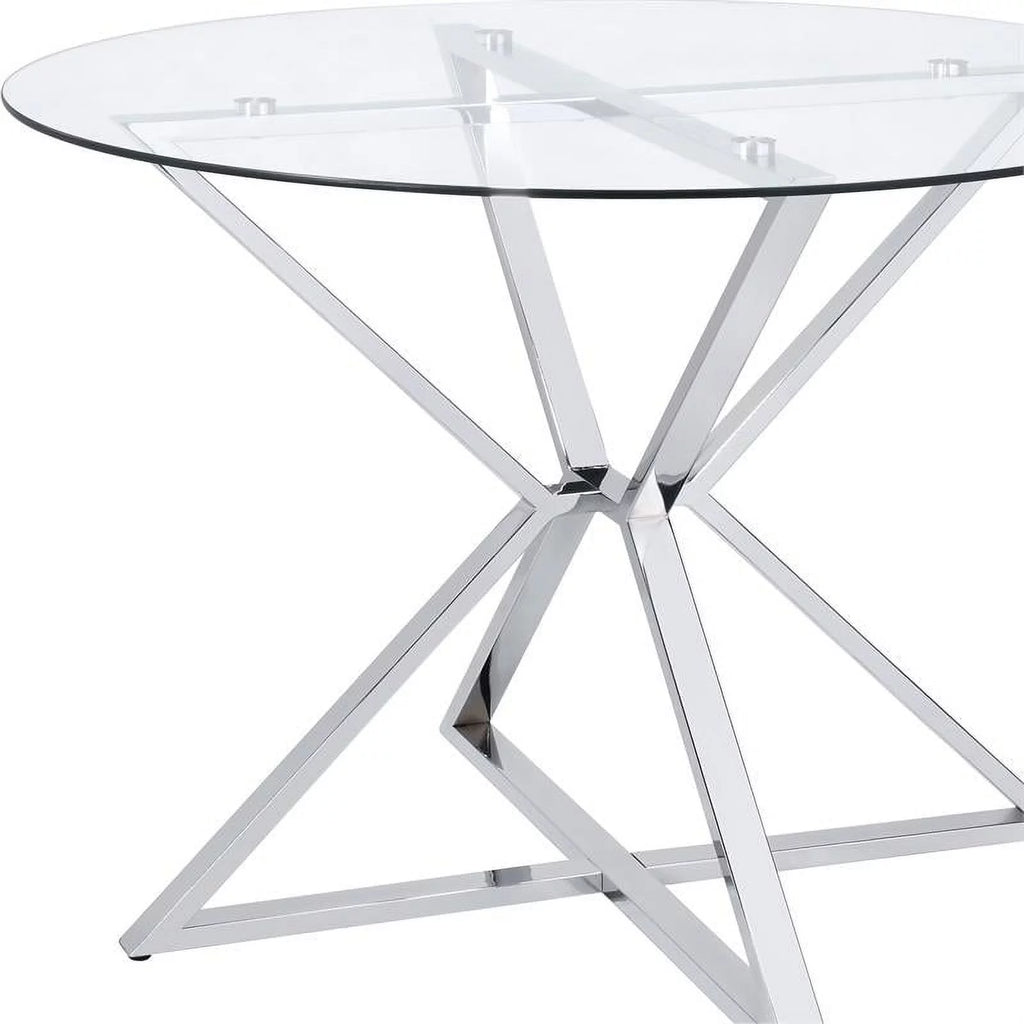 Round Glass Top Dining Table P245064