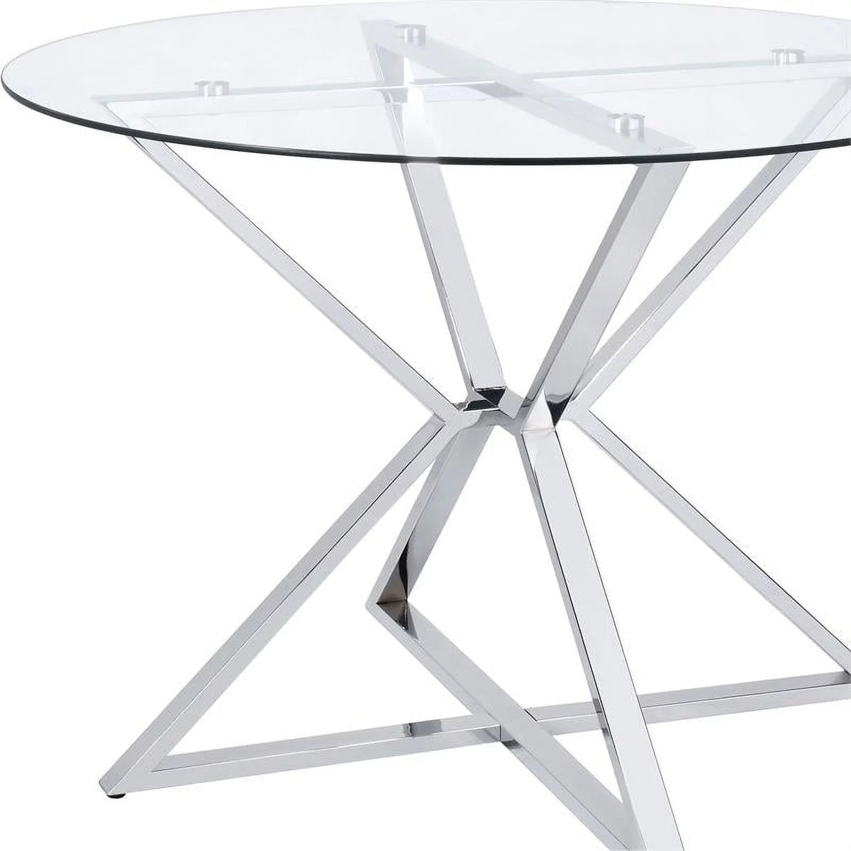 Round Glass Top Dining Table P245064