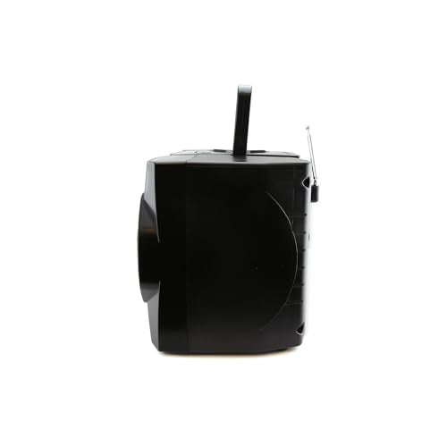 Portable CD Player Boombox with Cassette, AM/FM Radio, AUX, Detachable Speakers W653960