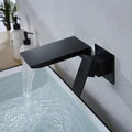 Single Handle Wall Mount Waterfall Bathroom Sink Faucet B845