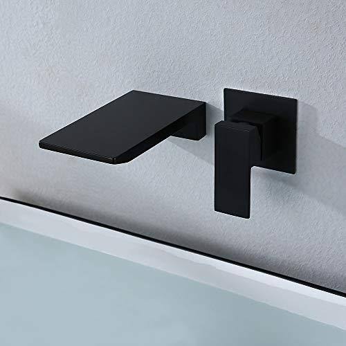 Single Handle Wall Mount Waterfall Bathroom Sink Faucet B845