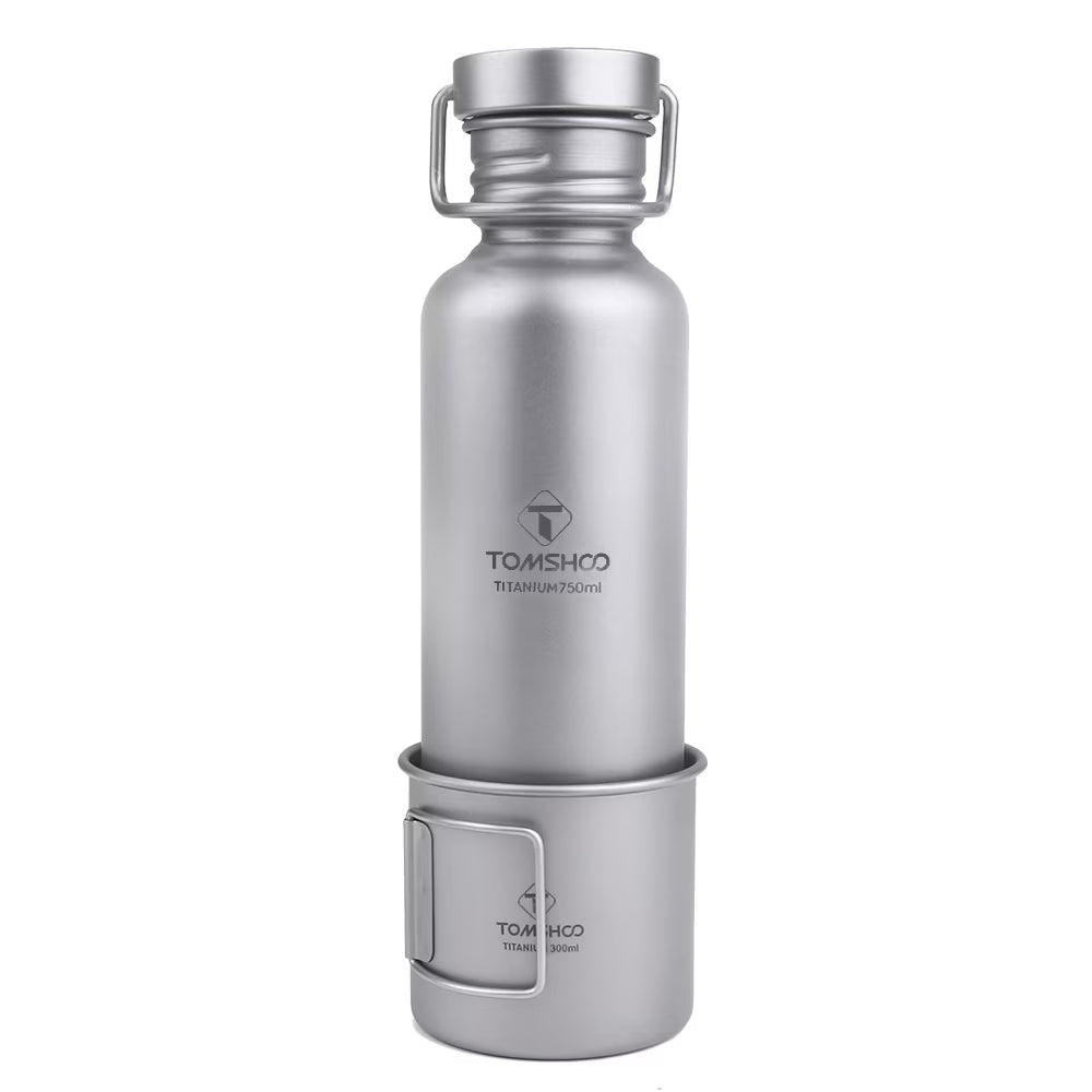 Titanium Cup with Titanium Water Bottle S905