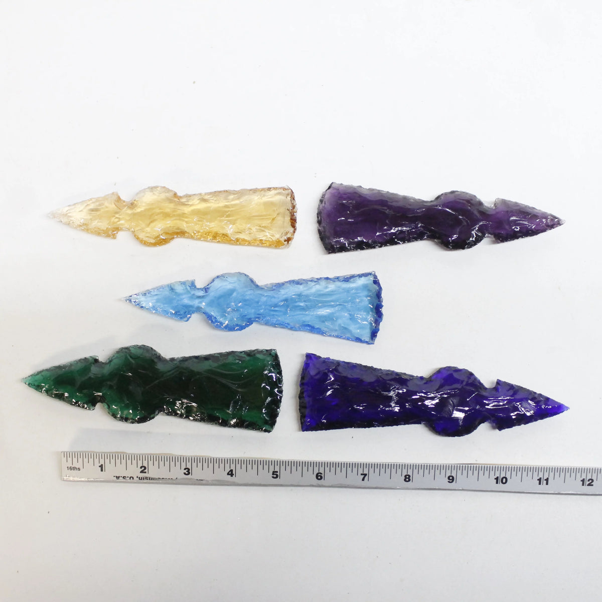Glass Ornamental Tomahawk Heads V6739
