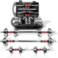 Adjustable Cast Iron Dumbbell Set with Carry Box G828