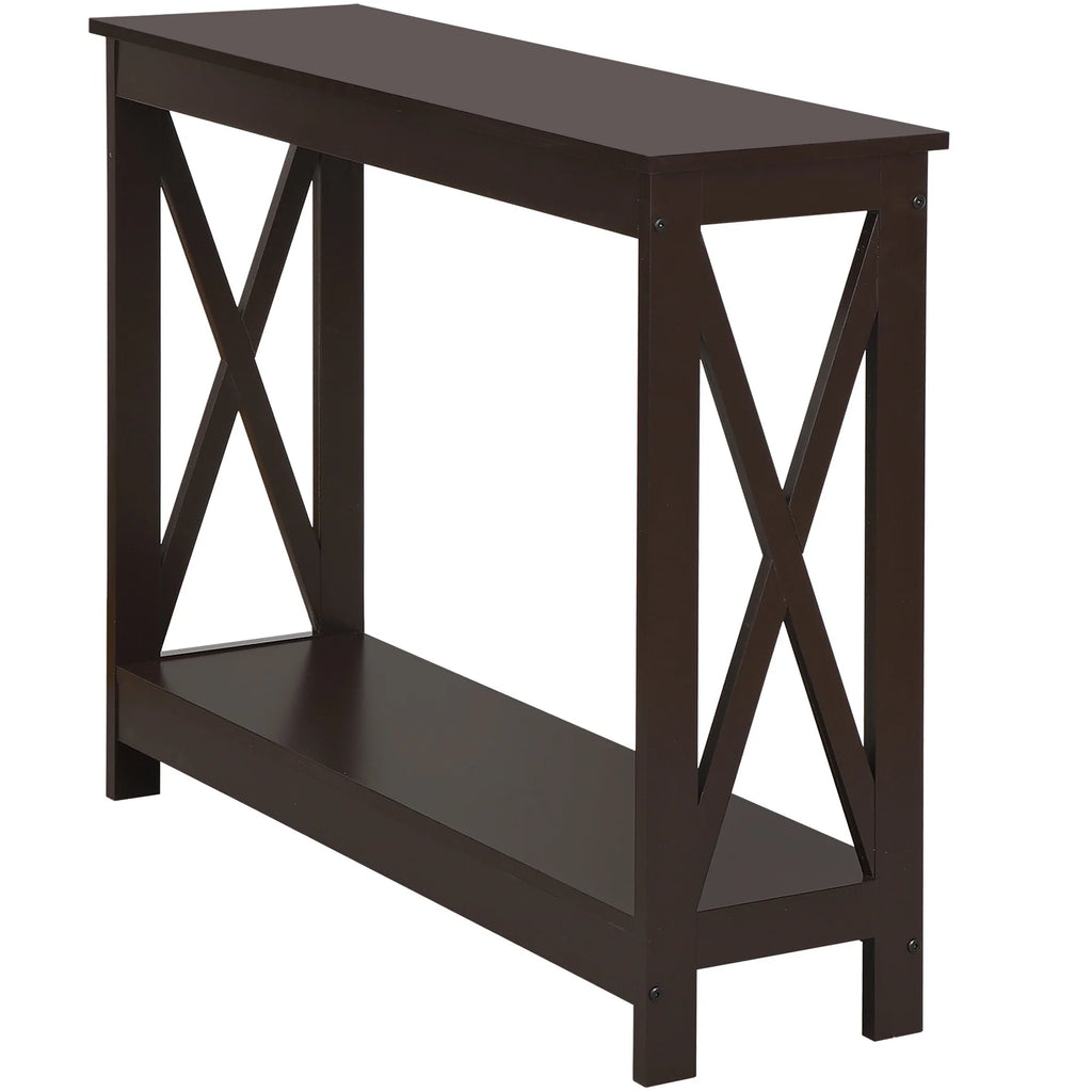 Brown Wallmount Console Table Z675766