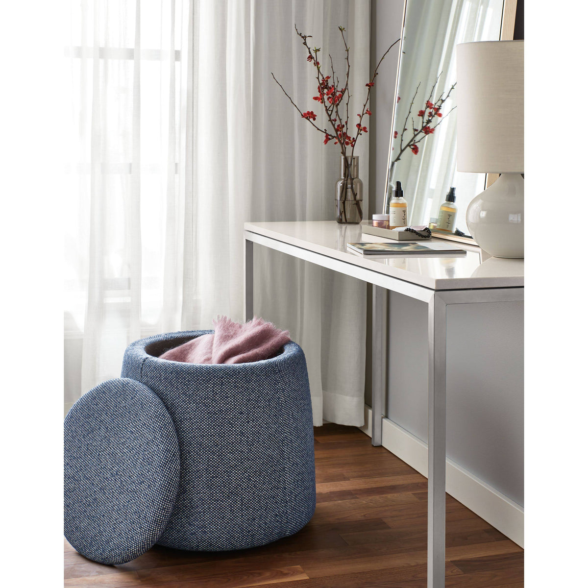 White Oak Parsons Console Table I1106