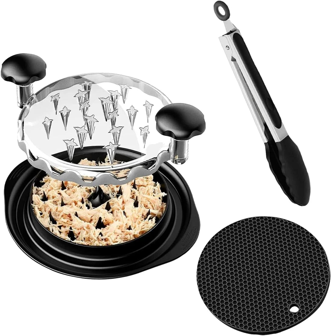 Chicken Shredder with Tong and Anti Slip Mat V3570