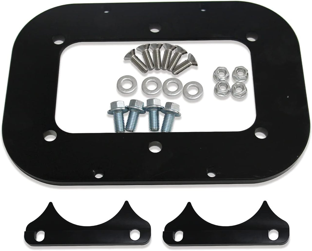 Red Yellow Blue Billet Aluminum Battery Tray Pack of 2 I9445