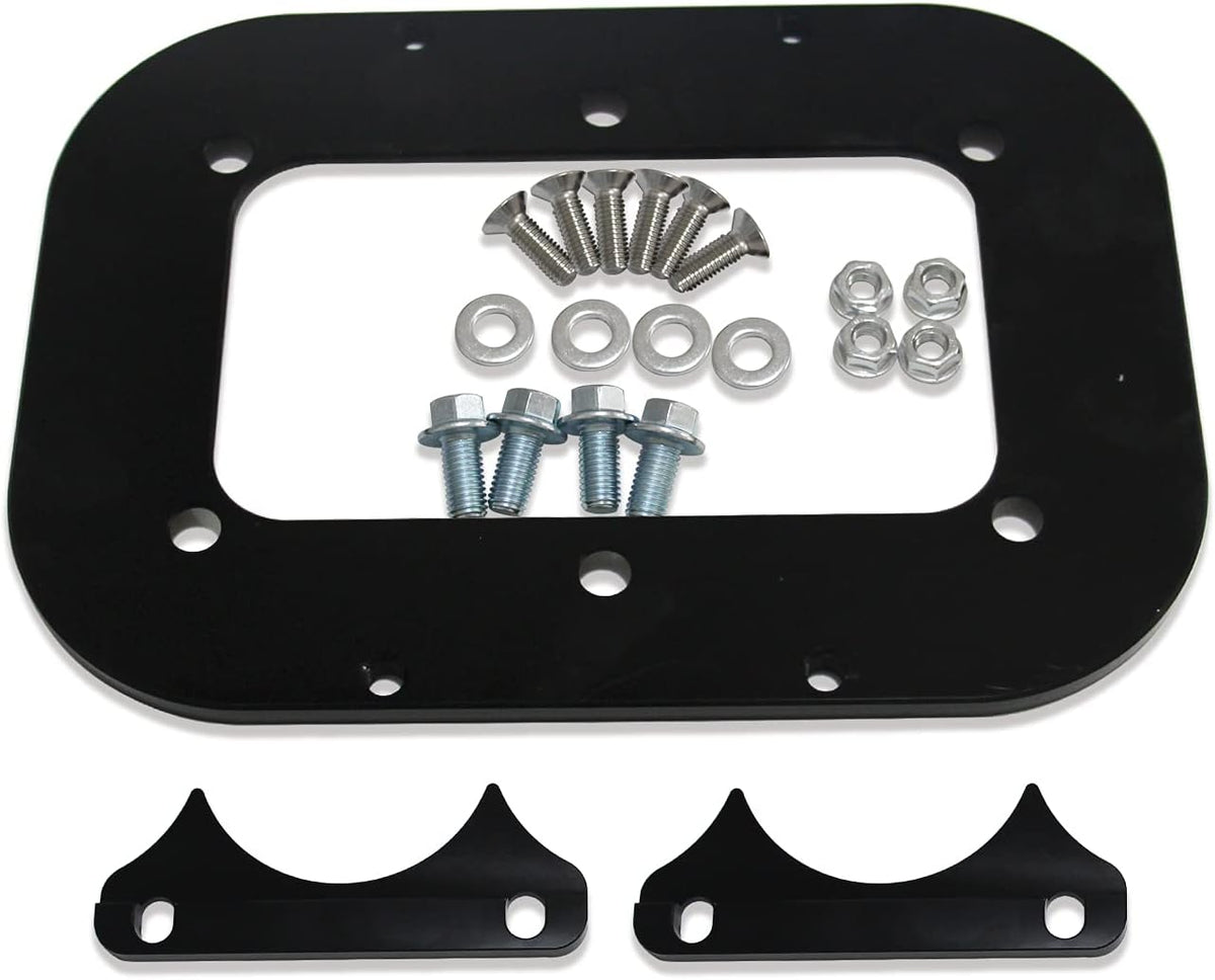 Red Yellow Blue Billet Aluminum Battery Tray Pack of 2 I9445