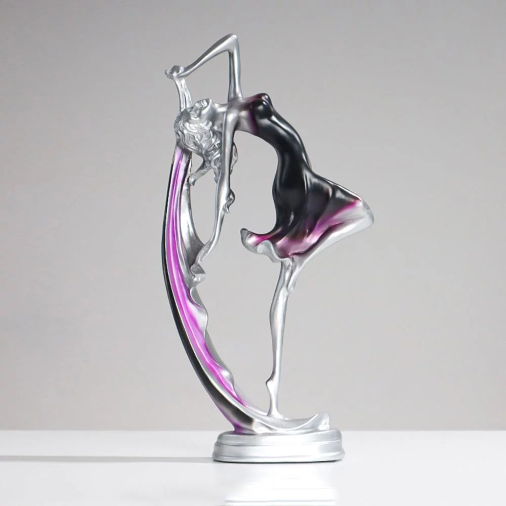 Modern Art Dancing Girl Resin Statue H7231