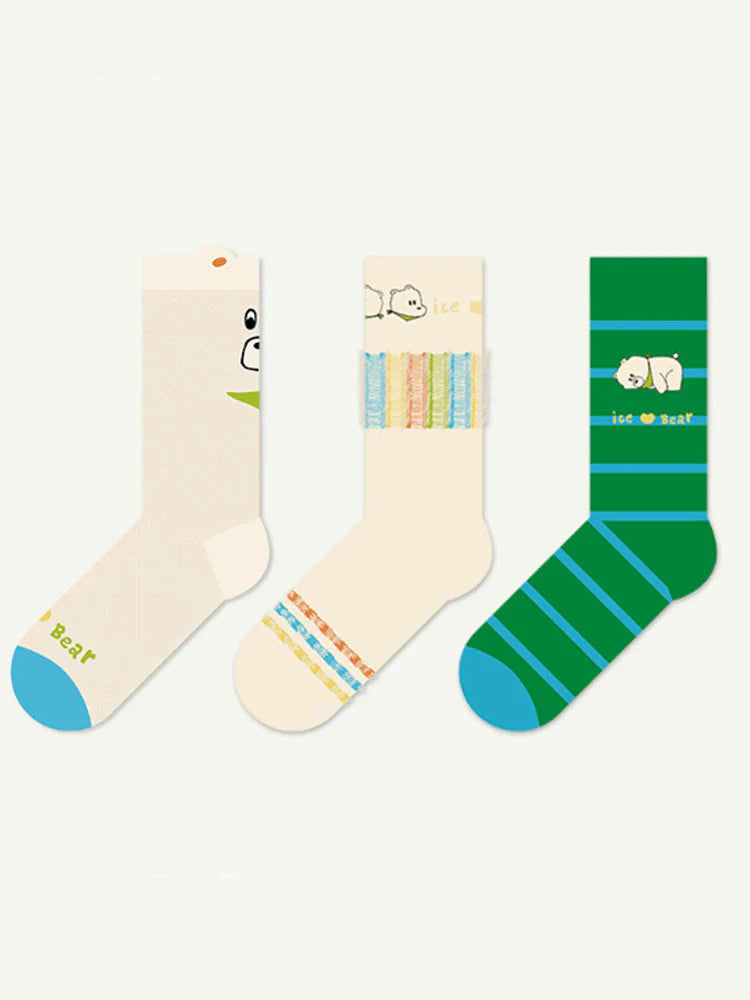 Cute Cartoon Bear Socks G318