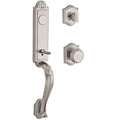 Full Dummy Handleset with Traditional Knob in Satin Nickel A915836