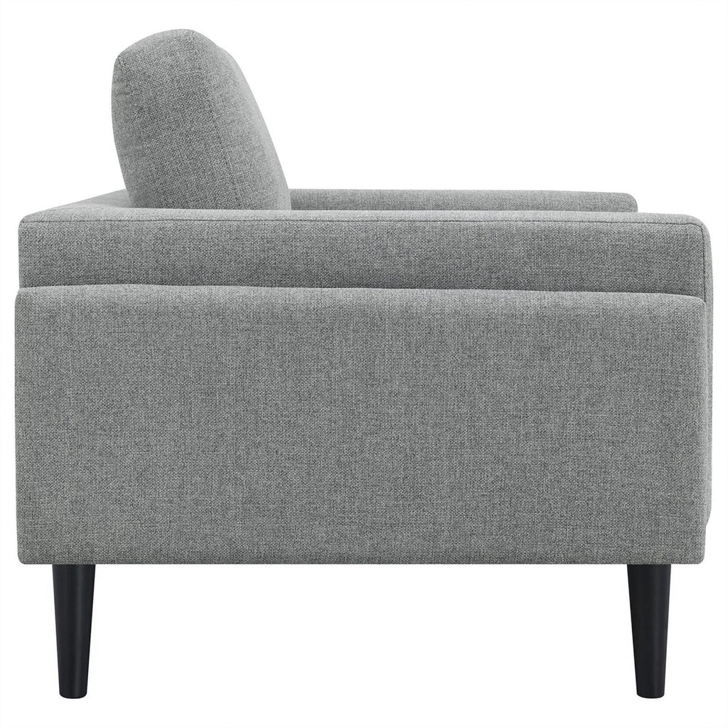 3-Piece Upholstered Fabric Sofa Set in Gray L7100