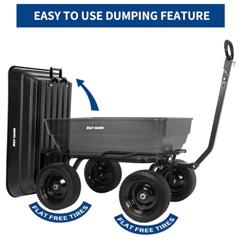 Poly Garden Dump Cart 1200 lbs 7 Cu Ft K550837
