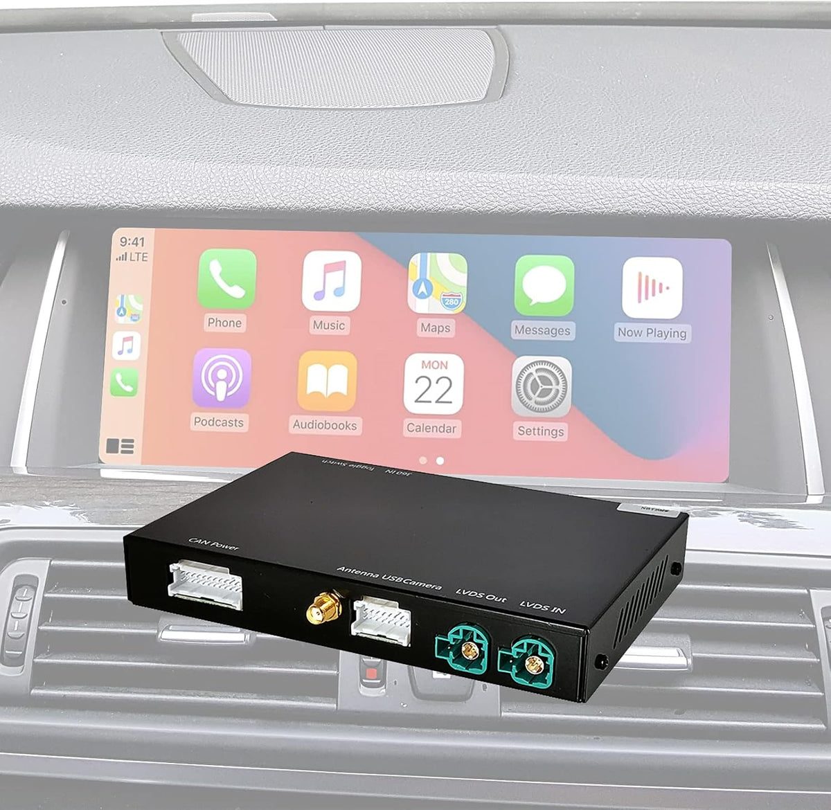 Wireless CarPlay Android Auto Carplay Box for BMW NBT System M7605
