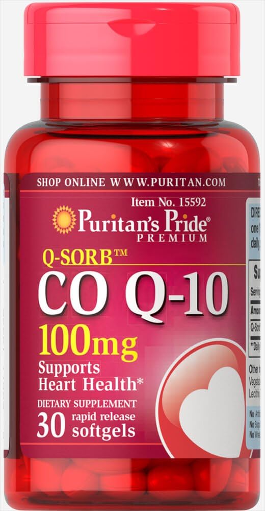 Co Q-10 100 mg Rapid Release Softgels V496