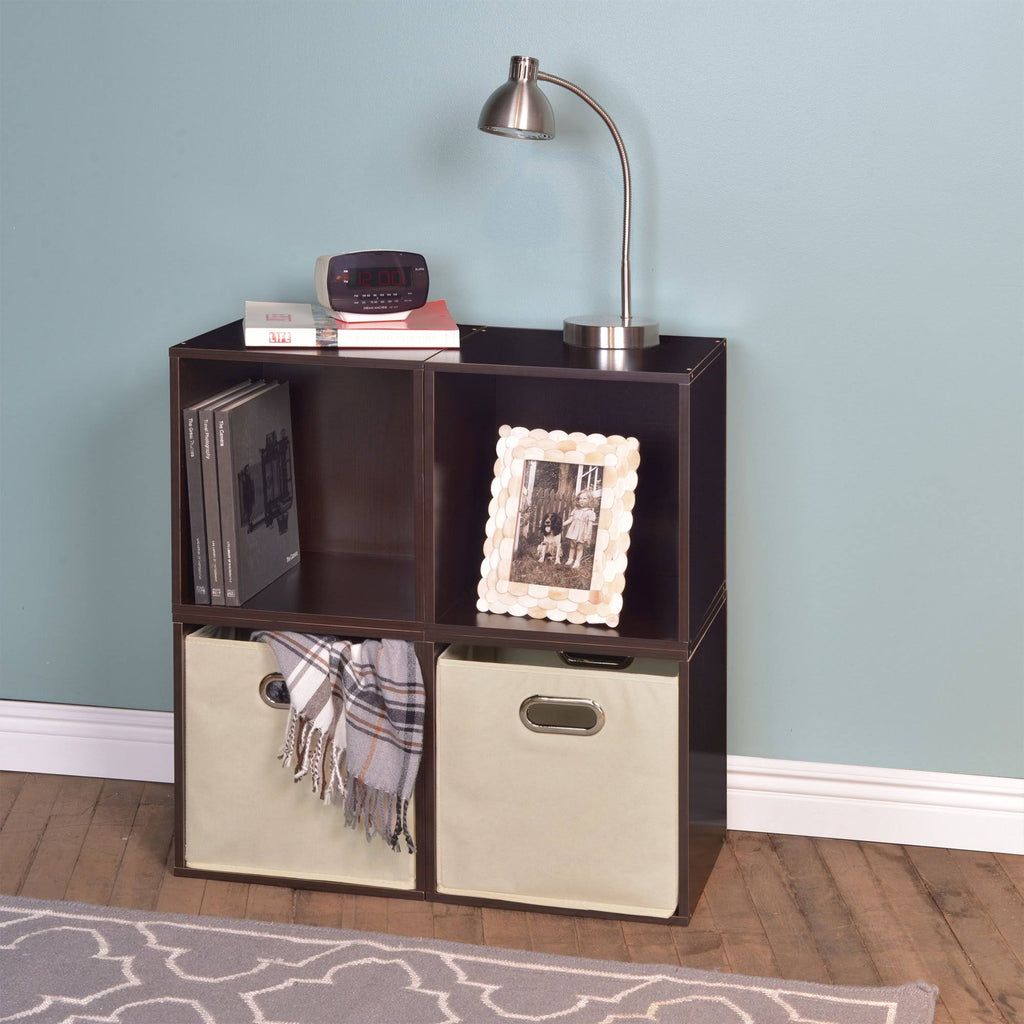 4 Cubes and 2 Canvas Bins Storage Set F1886